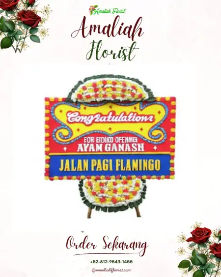 Sewa Papan Bunga Karanglo